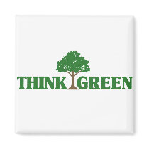 Think Green Fridge Magnets