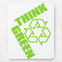 Think_Green Mouse Pads