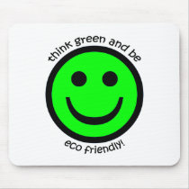 Think green mouse pad