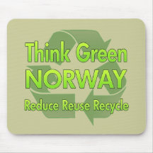 Think Green Norway Mouse Pad