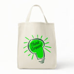 Think Green! Organic Grocery Tote Bags