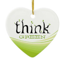 Think Green ornament