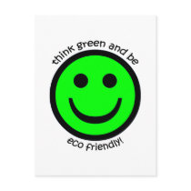 Think green post card