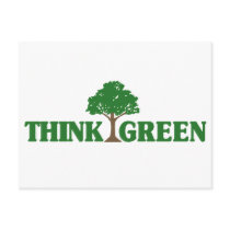 Think Green Post Card