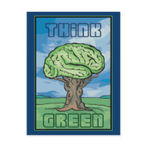 Think Green Post Cards