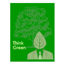 Think Green Postcard