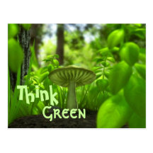 Think Green Postcard