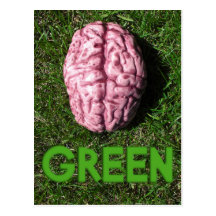 THINK GREEN Postcard