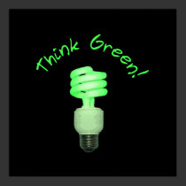 Think Green! Poster posters