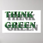 Think Green posters