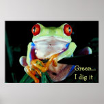Think Green poster