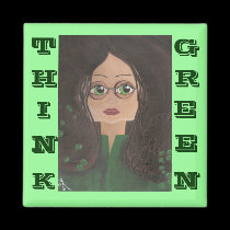 Think Green Quantum Cutie Ivy magnets