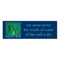 Think Green, Save Water