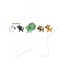 Think Green Stickers
