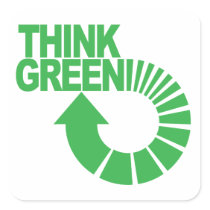 think green sticker