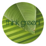 think green! stickers