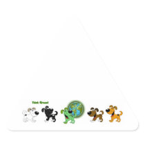 Think Green Stickers