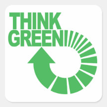think green sticker