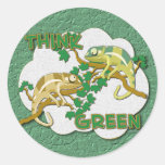 Think Green Sticker
