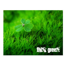 Think Green Tarjeta Postal