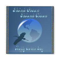 Think Green Think Clean Magnet