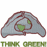 Think Green World Embroidered Hoody