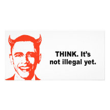 Think. It's not illegal yet Custom Photo Card