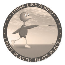 Think Like A Bird Sticker