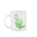 Think Lime Green Lymphoma mugs