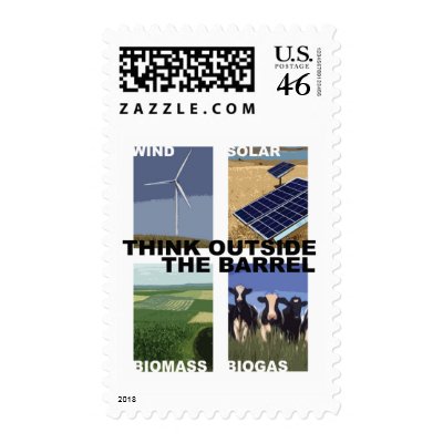 Think Outside the Barrel Postage by nathanjo12