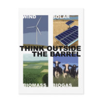 Think Outside the Barrel Post Cards