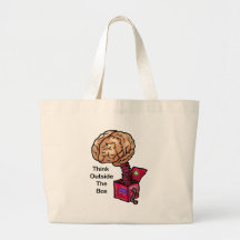 Think Outside the Box Canvas Bag
