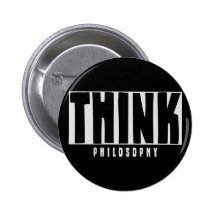 Think Philosophy Button