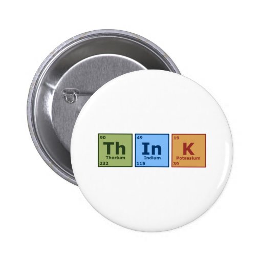 Think Pinback Button