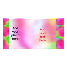 Think Pink - Support Cancer Research Customized Photo Card