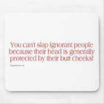 think_slap mouse pad