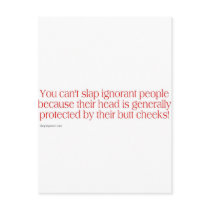 think_slap post card