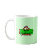 think sustainability mugs