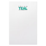 Think TEAL Ovarian Cancer Stationery
