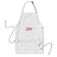 "Think twice... Apron