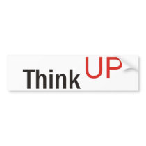 think up alexander technique slogan bumper stickers