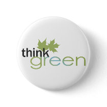 ThinkGreen Pinback Button