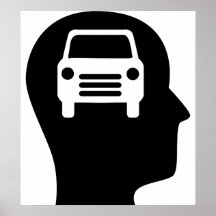 Thinking About Cars Poster