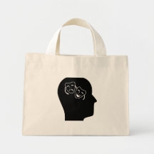 Thinking About Drama Canvas Bag