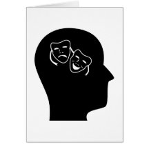 Thinking About Drama Greeting Card