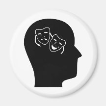 Thinking About Drama Refrigerator Magnets