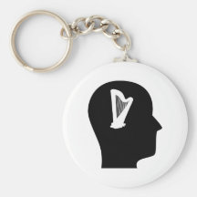 Thinking About Harp Key Chains