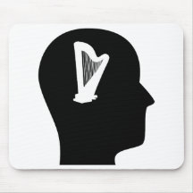 Thinking About Harp Mouse Pad