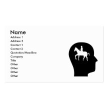 Thinking About Horse Riding Business Card Template