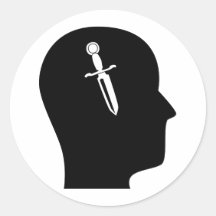 Thinking About Knives Stickers